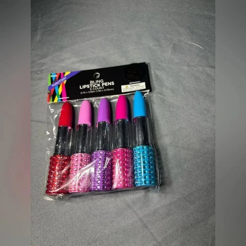 New Bling Lipstick Pens Set - Multicolor NWT